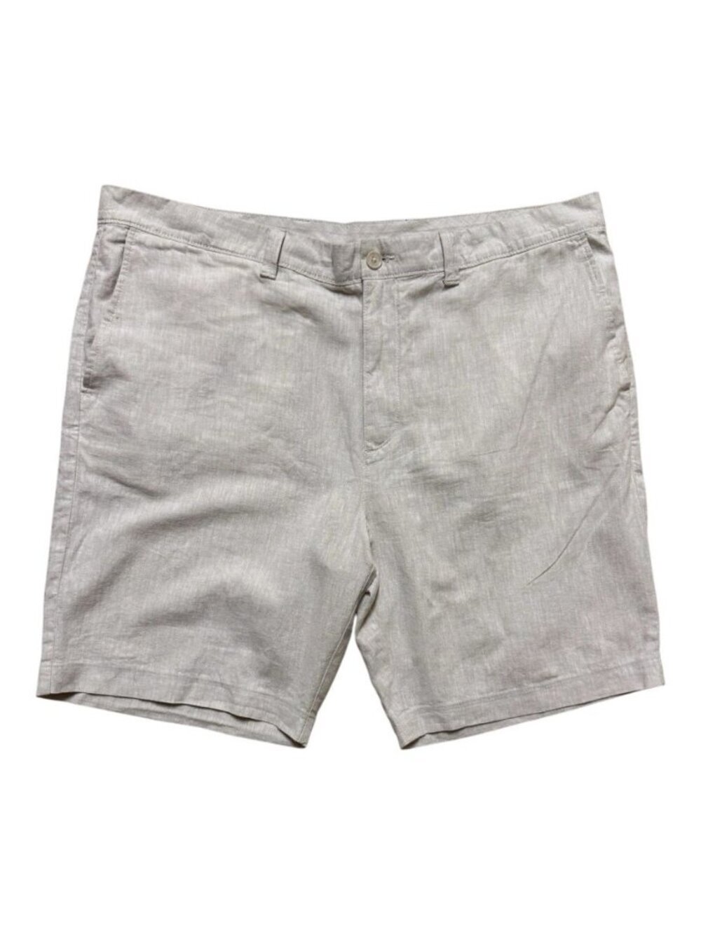 Roundtree & Yorke Linen Blend Shorts Beige Men’s Size 42